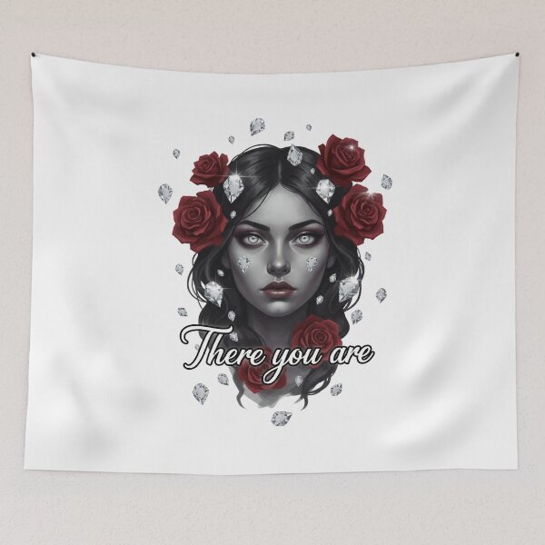 Item preview, KINGFISHR There You Are Diamonds Roses Jezebel Eyes designed and sold by CELTIC-DESIGNS.