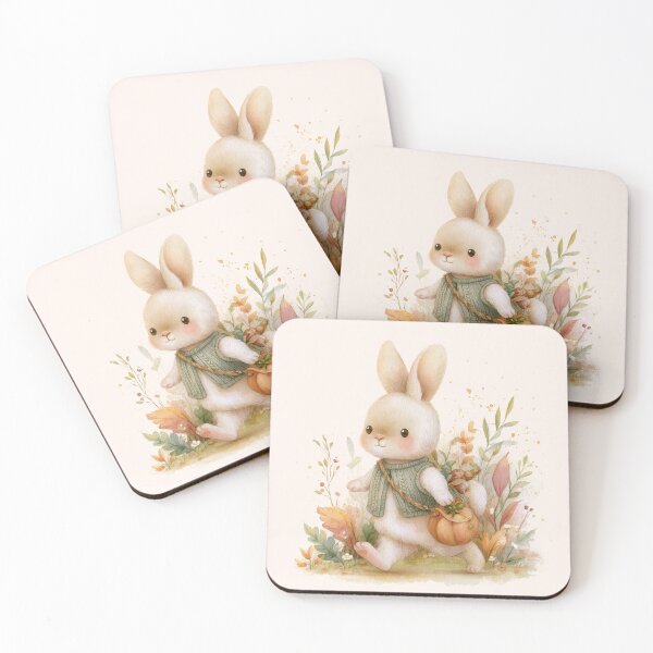Item preview, Rabbit Design II - Aesthetic Pattern Print Design for fabrics designed and sold by Just4Sinners.