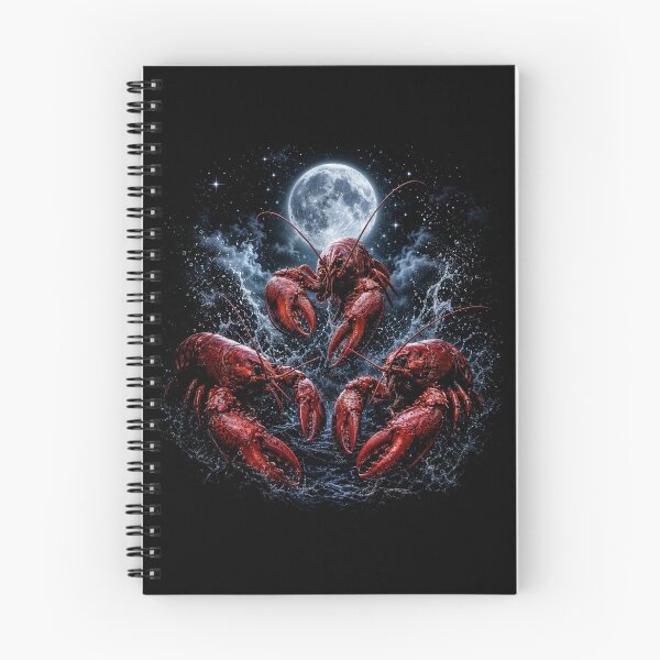 Item preview, Three Crawfish Moon Galaxy Space Retro Animal designed and sold by Kladhadredo.