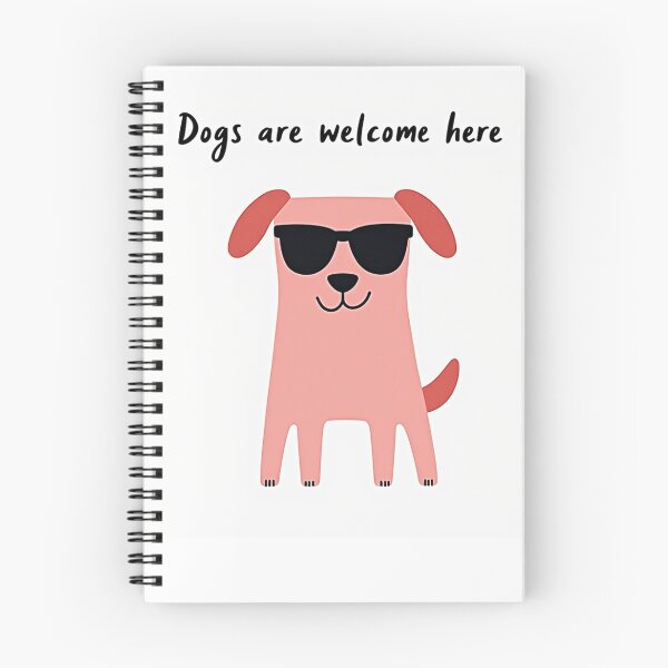 Item preview, Dogs are welcome here, art print designed and sold by barbastyle.