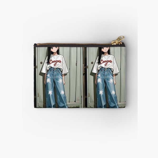 Item preview, Moda casual: mujer joven con atuendo relajado. designed and sold by AnimeShin.