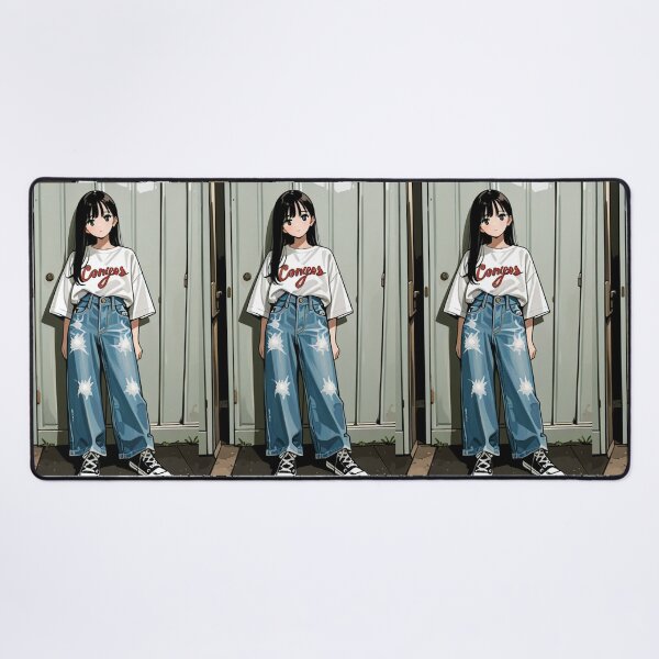 Item preview, Casual Fashion - Young woman in relaxed outfit designed and sold by AnimeShin.