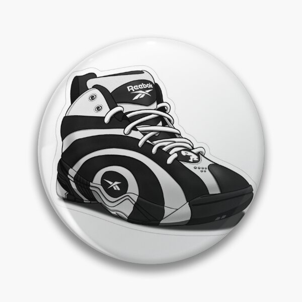 Item preview, Retro Shaq Basketball Sneaker Illustration – Minimalist Black & White Streetwear Art designed and sold by Jus3na.