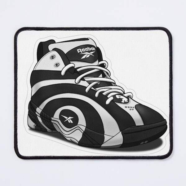 Item preview, Retro Shaq Basketball Sneaker Illustration – Minimalist Black & White Streetwear Art designed and sold by Jus3na.