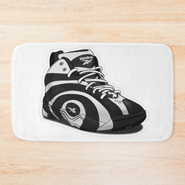 Item preview, Retro Shaq Basketball Sneaker Illustration – Minimalist Black & White Streetwear Art designed and sold by Jus3na.