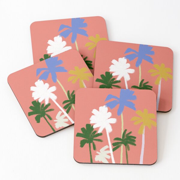 Item preview, Colorful palm trees at sunset designed and sold by Studio Remier.