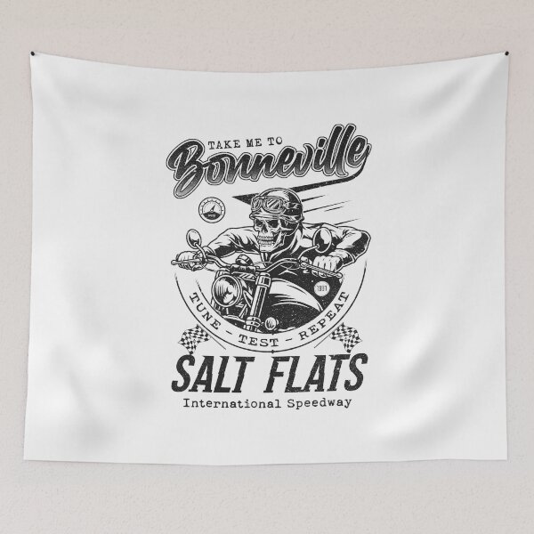 Item preview, Bonneville Salt Flats Motorcycle Racing Vintage designed and sold by JRRTs.