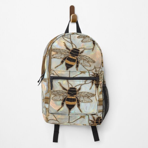 Item preview, Golden Bees in Mystic Stained Glass designed and sold by BriSher.