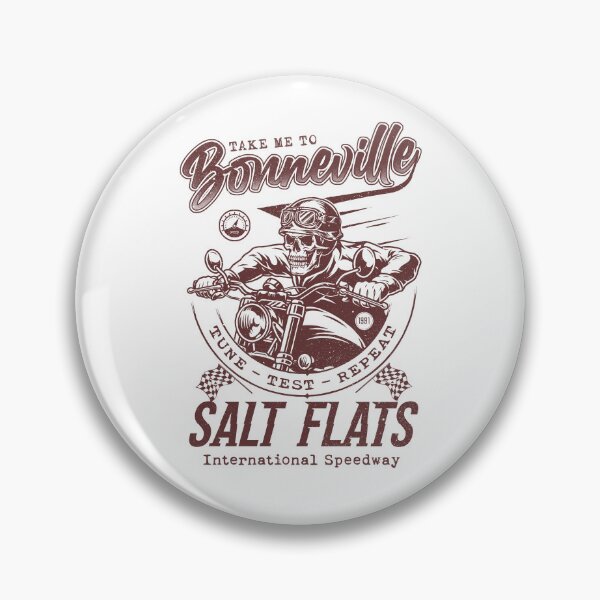 Item preview, Bonneville Salt Flats Motorcycle Racing Vintage designed and sold by JRRTs.