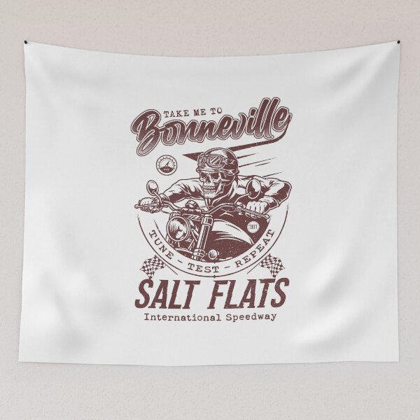 Item preview, Bonneville Salt Flats Motorcycle Racing Vintage designed and sold by JRRTs.