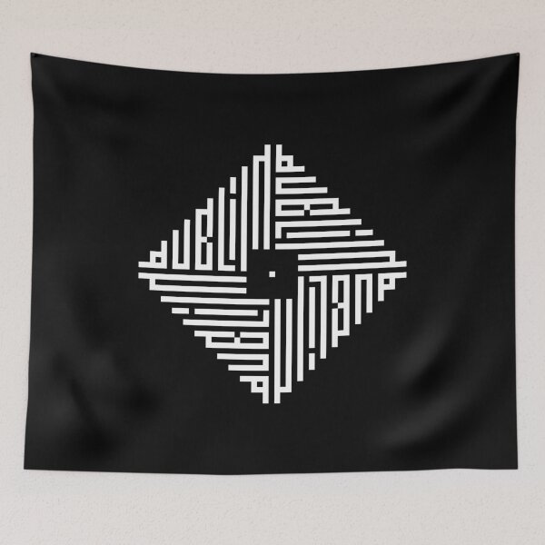 Item preview, DUBLIN | White  | Modern Geometric Kufi Calligraphy | From Name to Art   designed and sold by FOR YOUR NAME.