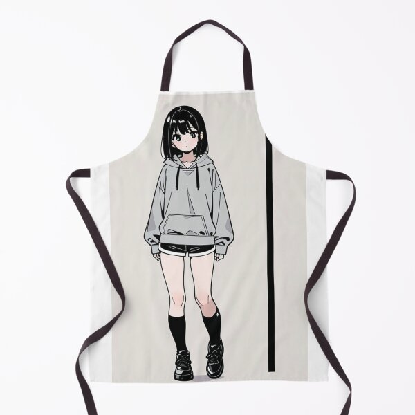 Item preview, Casual Wear - Relaxed woman in light gray outfit designed and sold by AnimeShin.