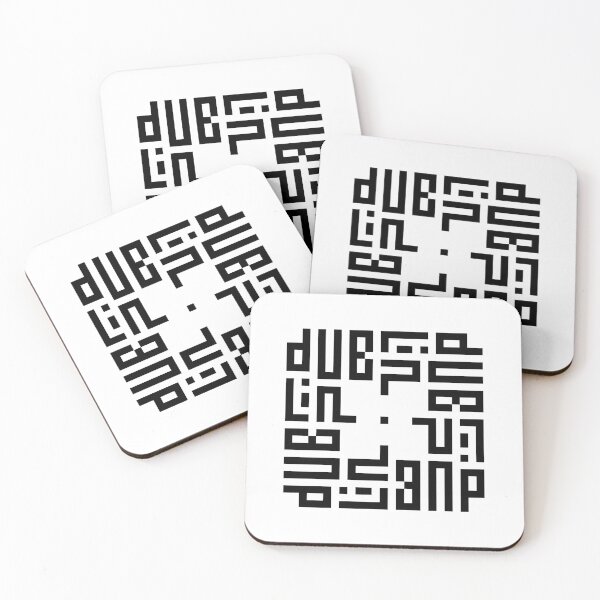 Item preview, DUBLIN | Black  | Modern Geometric Kufi Calligraphy | From Name to Art   designed and sold by FOR YOUR NAME.