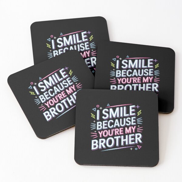 Item preview, I Smile Because You're My Brother Family Humor Apparel for Brother and Sister designed and sold by Redgiant87x.