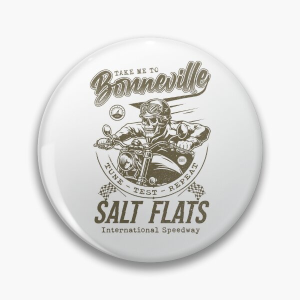 Artikelvorschau, Bonneville Salt Flats Motorradrennen Vintage entworfen und verkauft von JRRTs.