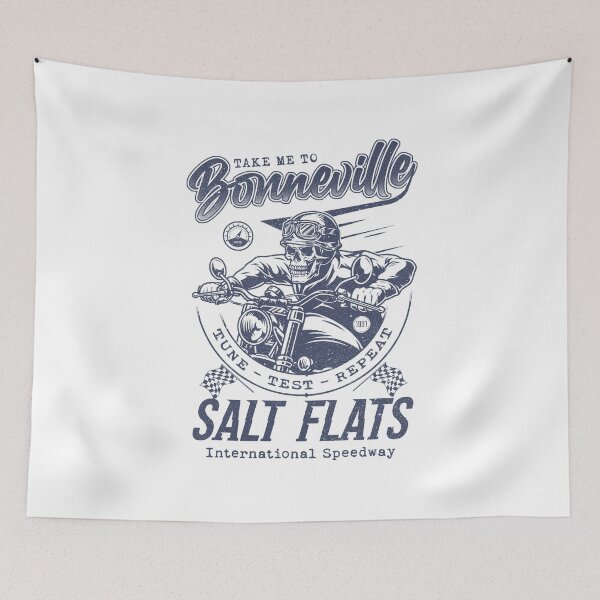 Item preview, Bonneville Salt Flats Motorcycle Racing Vintage designed and sold by JRRTs.
