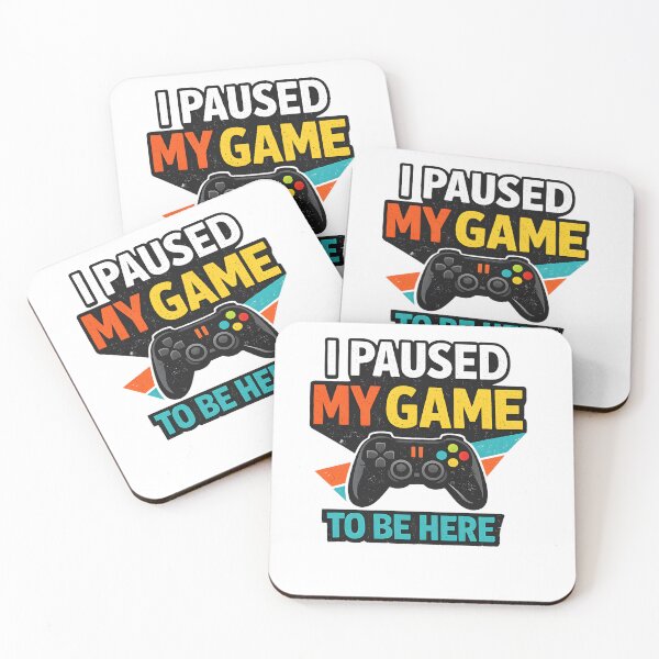 Item preview, I Paused My Game To Be Here – Funny Gamer Shirt, Retro Gaming Humor Tee designed and sold by jahiggin.