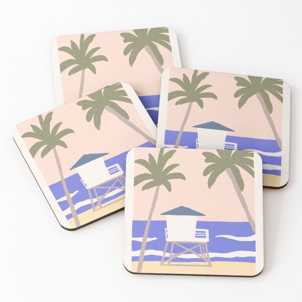 Item preview, Miami Beach with palm trees designed and sold by Studio Remier.