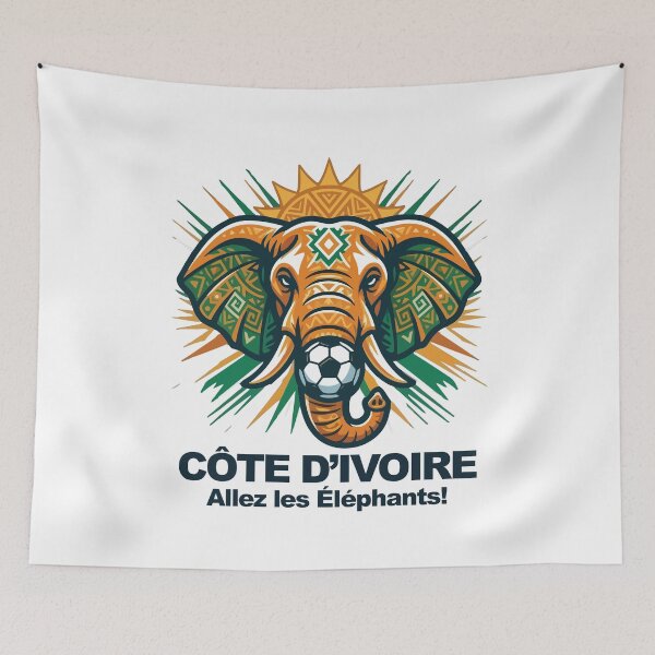 Item preview, World Cup Ivory Coast Football Elephant designed and sold by MarcV88.