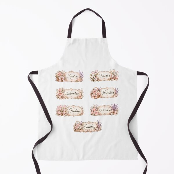 Item preview, Floral Weekdays designed and sold by looplandger.