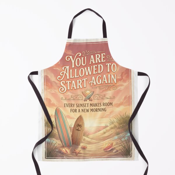 Item preview, You Are Allowed To Start Again – Ocean Therapy Poster Design designed and sold by Sea Gem.
