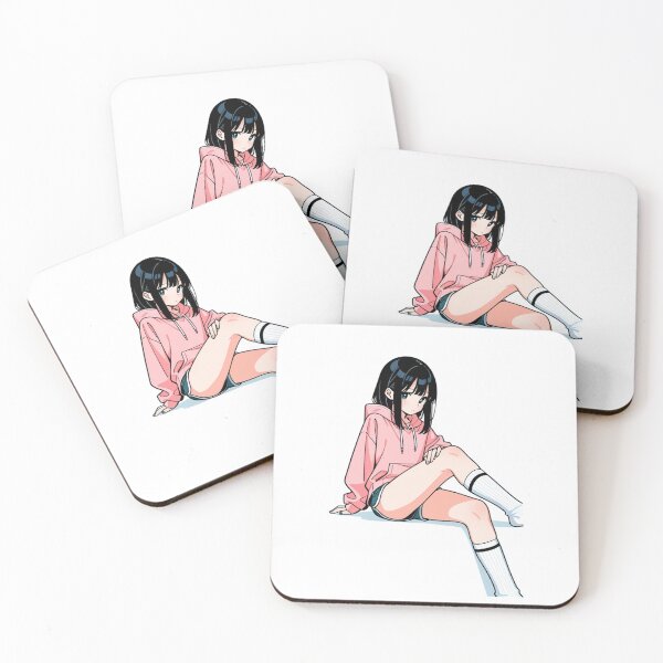 Item preview, Casual Wear - Relaxed woman in pastel outfit designed and sold by AnimeShin.