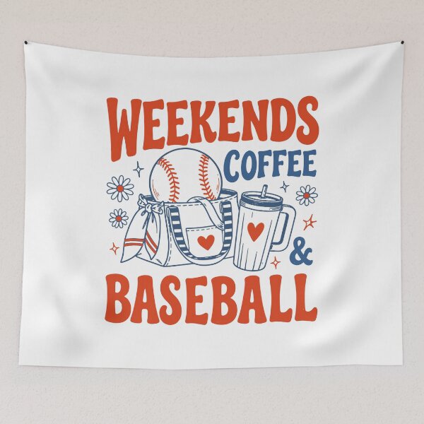 Item preview, Weekends Coffee And Baseball - Sports Mom Coffee Lover Gift designed and sold by gunaone-design.