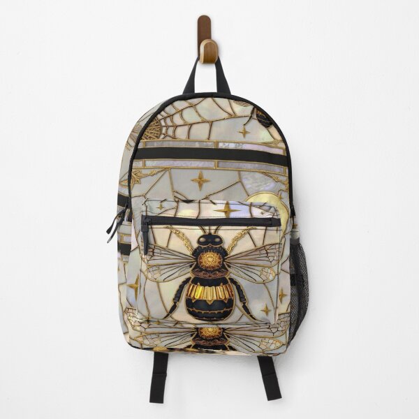 Item preview, Golden Bees in Mystic Stained Glass designed and sold by BriSher.