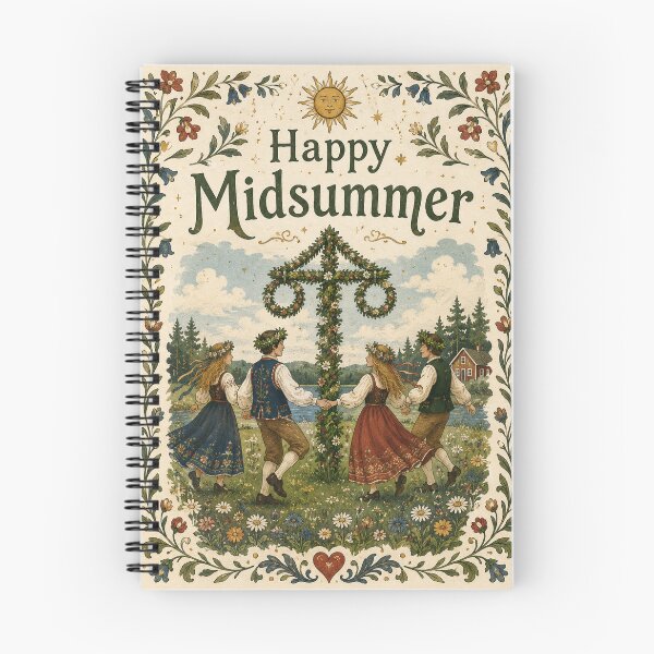 Item preview, Happy Midsummer Greeting Banner designed and sold by AIfolklore.
