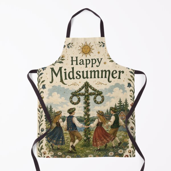 Item preview, Happy Midsummer Greeting Banner designed and sold by AIfolklore.