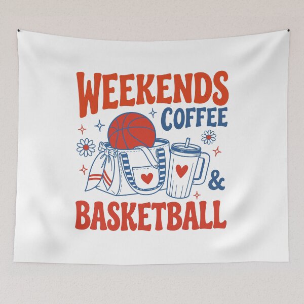 Item preview, Weekends Coffee And Basketball - Sports Mom Coffee Lover Gift designed and sold by gunaone-design.