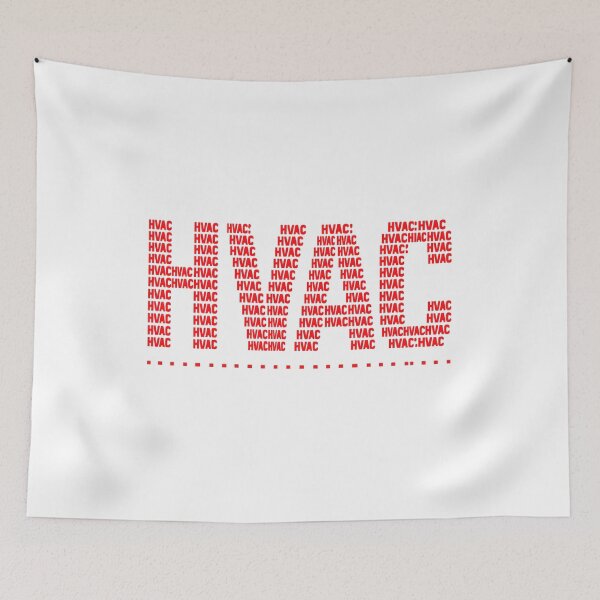 Item preview, Red HVAC Word Art Design designed and sold by FrozenHeat97.