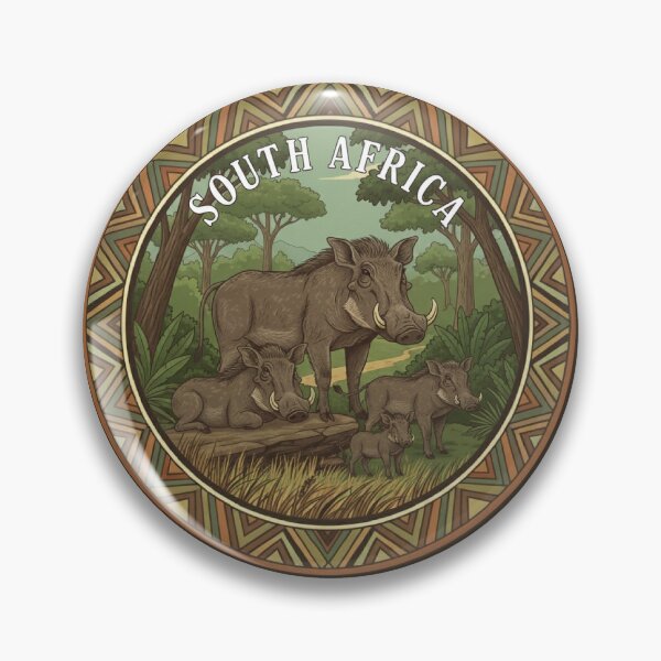 Item preview, South Africa Warthog Family Safari Wildlife designed and sold by d247.