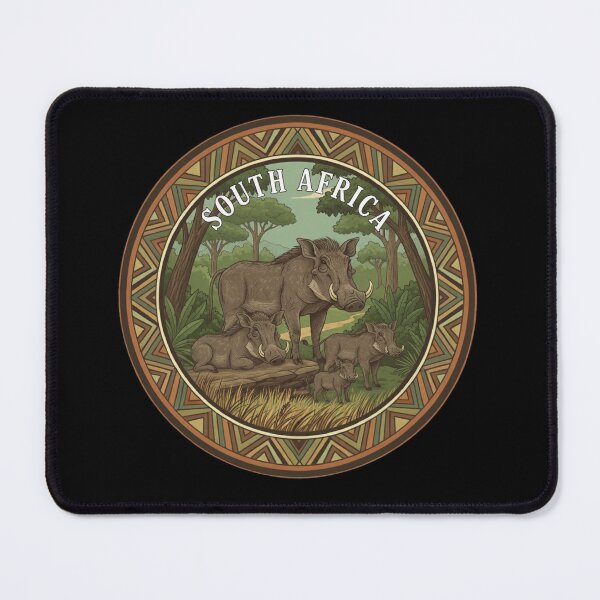 Item preview, South Africa Warthog Family Safari Wildlife designed and sold by d247.