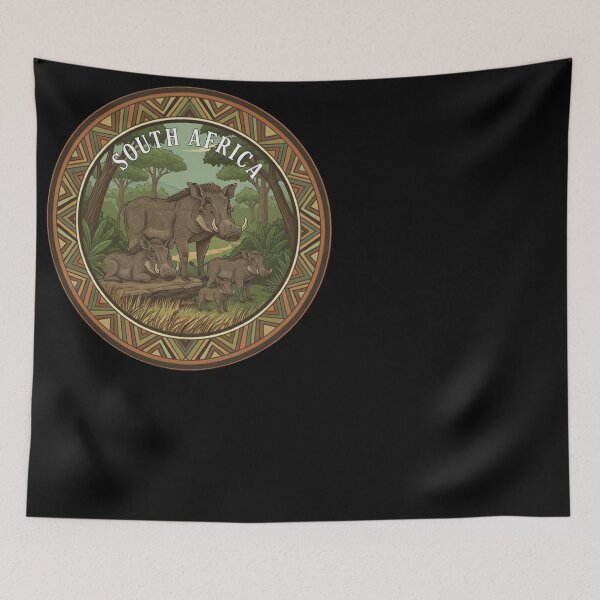 Item preview, South Africa Warthog Family Safari Wildlife designed and sold by d247.