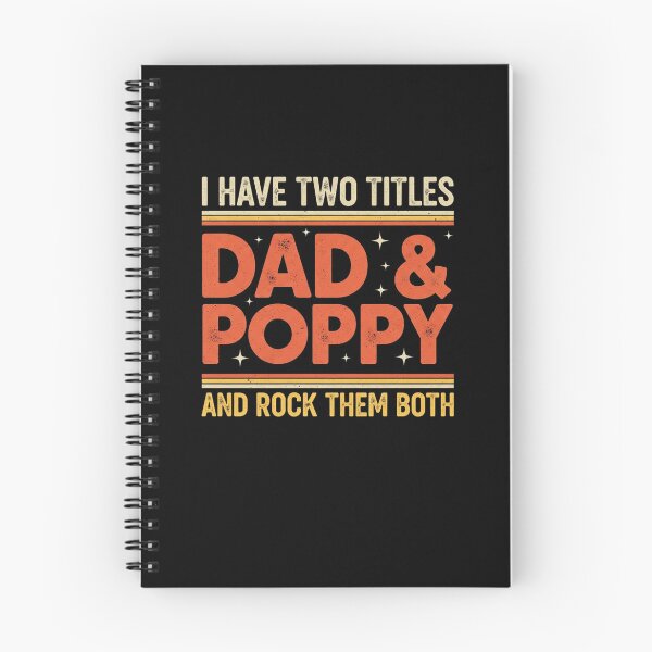 Item preview, I Have Two Titles Dad & Poppy Rock Them Both Funny Father designed and sold by Designs-RZ.