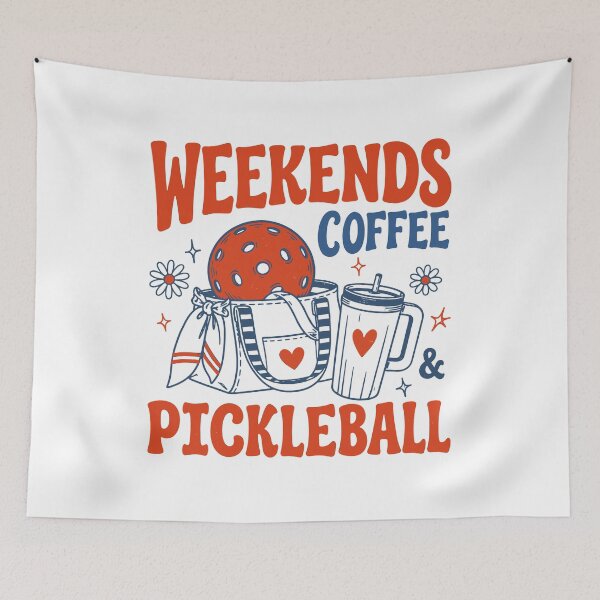 Item preview, Weekends Coffee And Pickleball - Sports Mom Coffee Lover Gift designed and sold by gunaone-design.