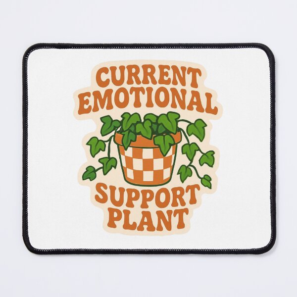 Item preview, Groovy Emotional Support Plant Retro Aesthetic - Funny Plant Mom Gift Art designed and sold by Pixel And Palette Designs.