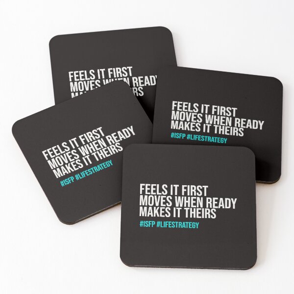 Item preview, ISFP – FEELS IT FIRST MOVES WHEN READY MAKES IT THEIRS | MBTI LIFE STRATEGY SERIES — ISFP PERSONALITY EDITION  designed and sold by WitLounge.
