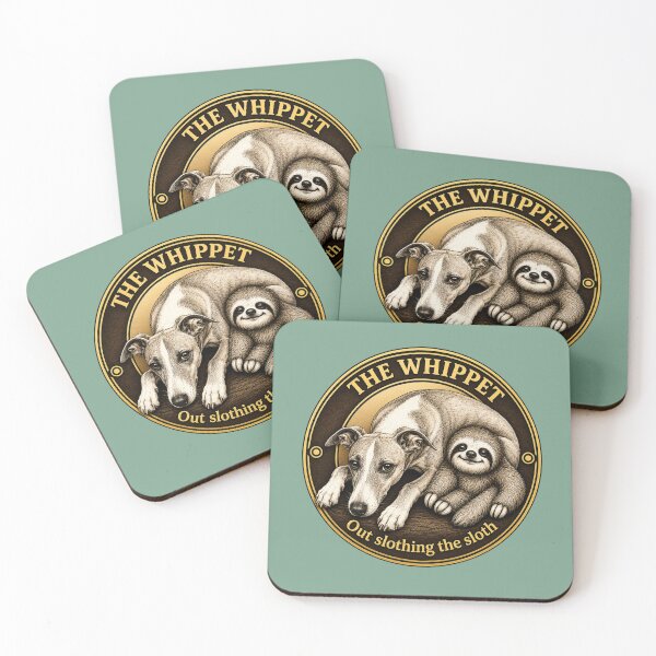 Item preview, Dogs and Sloths - The Whippet designed and sold by Sammy-and-Me.