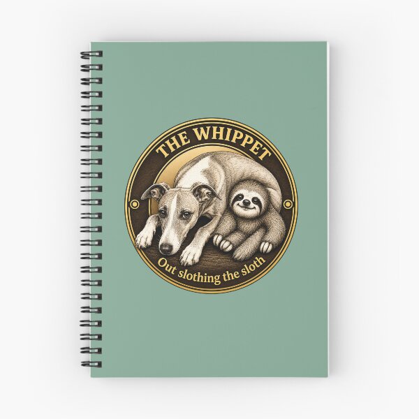 Item preview, Dogs and Sloths - The Whippet designed and sold by Sammy-and-Me.