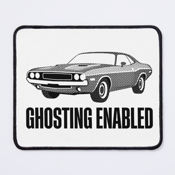 Item preview, Ghosting Enabled – Sim Racing Humor designed and sold by GarageGraphics.