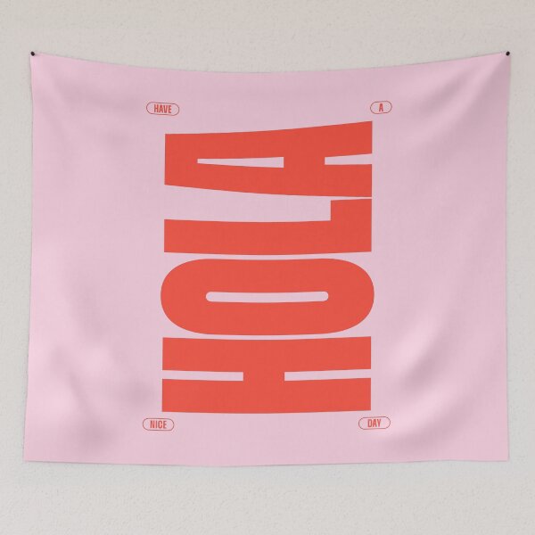 Item preview, Hola (Sweet Pink Tone) designed and sold by Paigaam.
