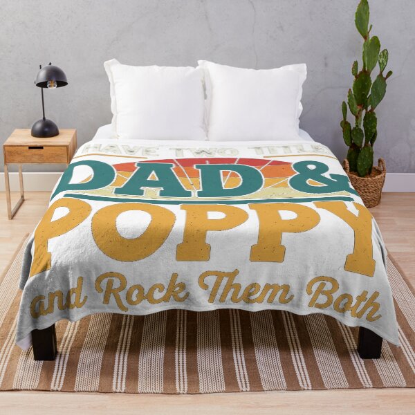 Item preview, I Have Two Titles Dad & Poppy Rock Them Both Minimalist designed and sold by Designs-RZ.