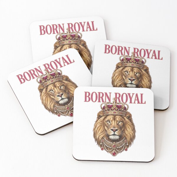 Item preview, Born Royal Crowned Lion – Luxury Royal Animal Graphic designed and sold by TheDigitalArtisianHub.