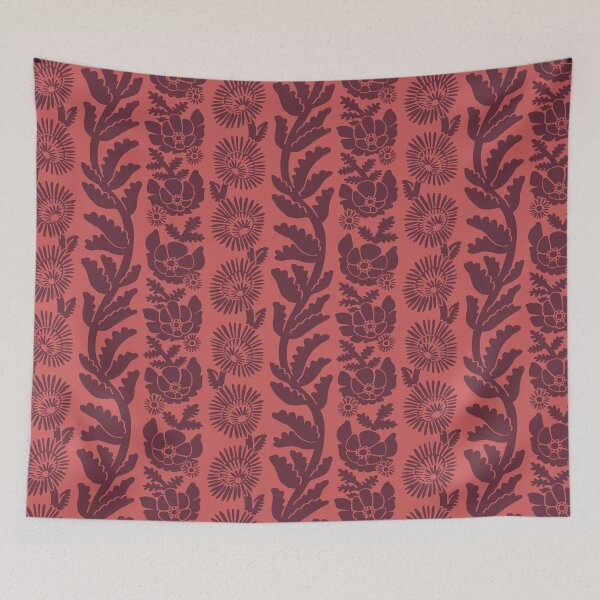 Item preview, Botanical Boho Columns - ce5c5b designed and sold by knitetgantt.