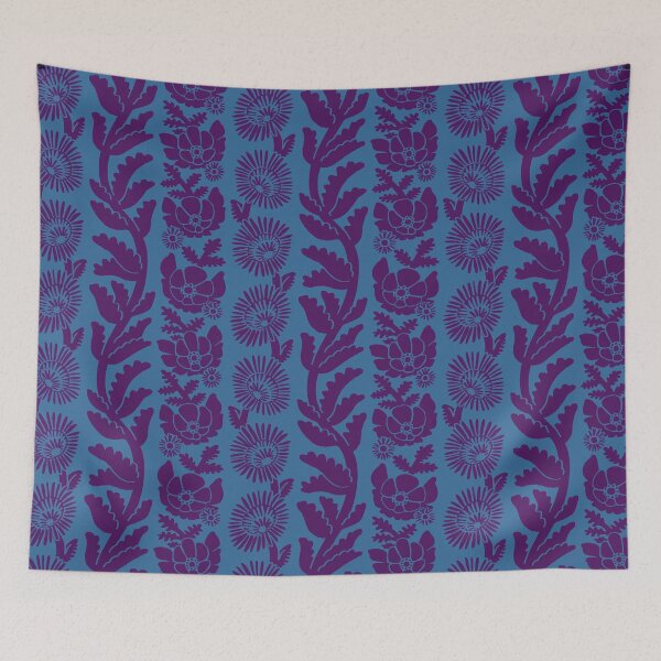 Item preview, Botanical Boho Columns - 356b9a designed and sold by knitetgantt.