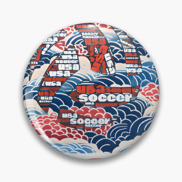 Item preview, Lettered soccer ball 2026 embedded in USA national colors designed and sold by ParadoxParadox.