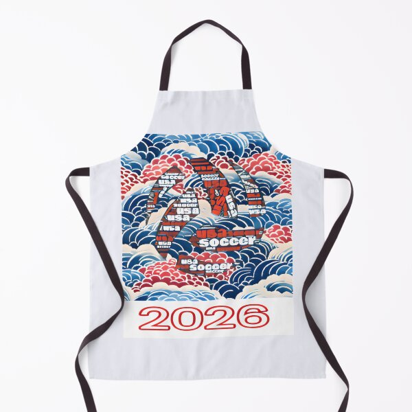 Item preview, Lettered soccer ball 2026 embedded in USA national colors designed and sold by ParadoxParadox.