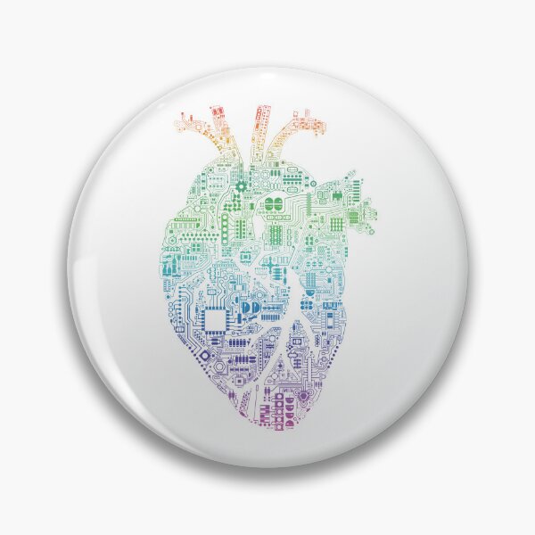 Item preview, Techno Heart: Rainbow Fade designed and sold by LyonDesignSweden.